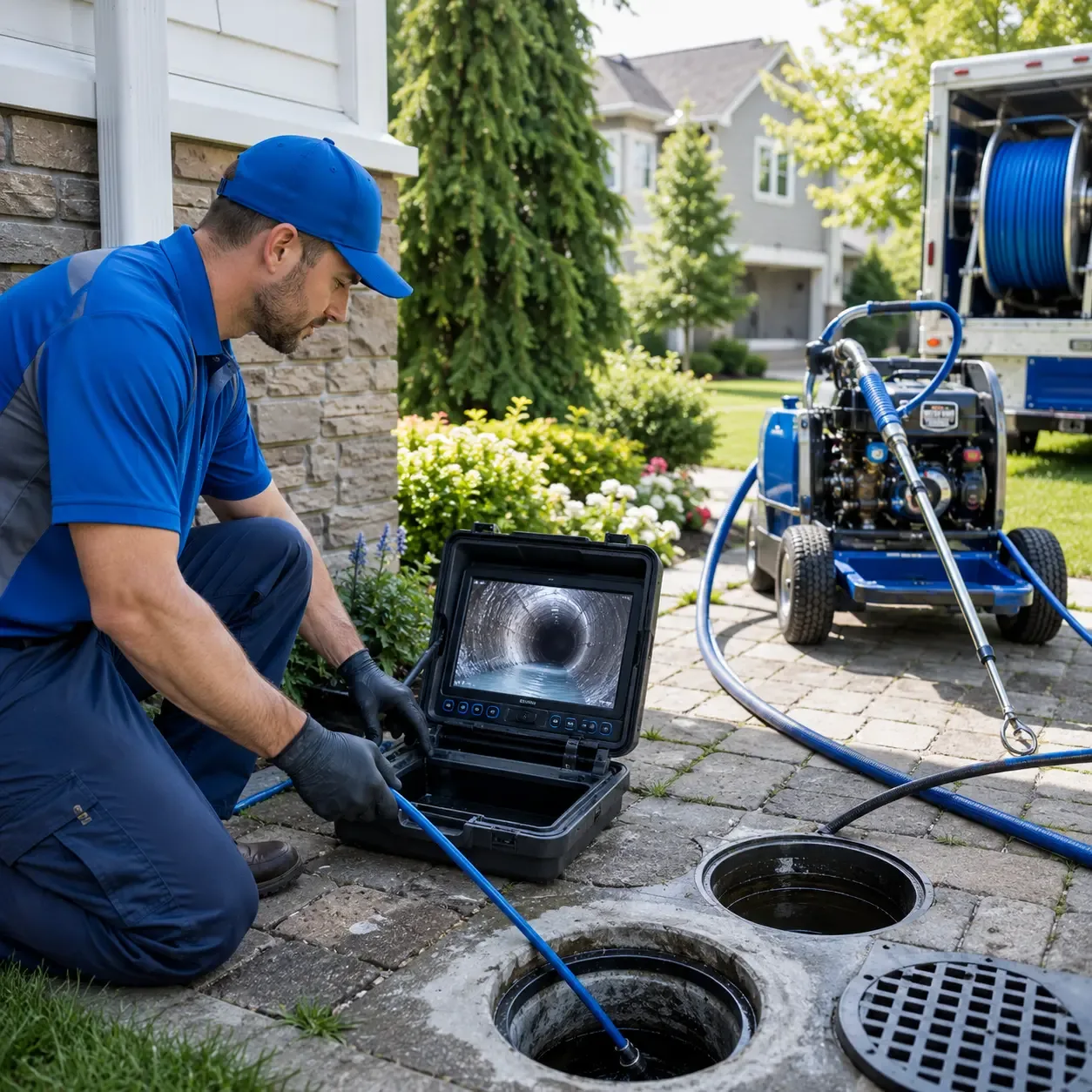 Outdoor drain cleaning professionals serving Trout Run, PA